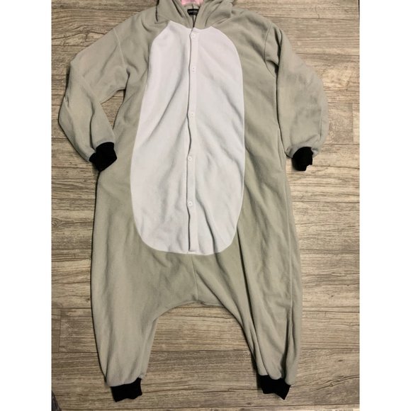 NEWCOSPLAY Koala Bear Fleece Relaxed Onesie Small - Picture 3 of 8